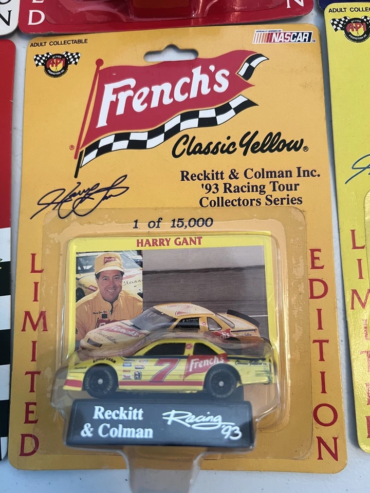 Set of 6 Action NASCAR 1/64 Harry Gant (1 of 15,000) 1993 NASCAR Busch Car RARE! - Image 4 of 4