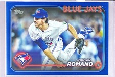 2024 Topps Jordan Romano Royal Blue #101 Jays