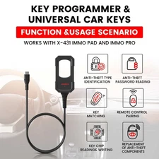 Launch X431 K-ey Progarmmer Remote Maker + Super Chip + Smart K-eys Easy to Use