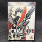 Metal Gear Solid 2 Sons of Liberty PS2 (Playstation 2) CIB + Reg Card & TESTED