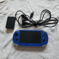 Excellent SONY Playstation PS Vita PCH-1100 Console Sapphire Blue