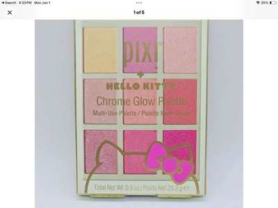 Pixie + Hello Kitty Charming Glow Chrome Glow Palette 9 Colors (New)