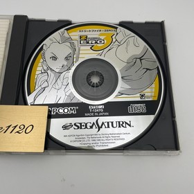 CAPCOM SEGA SATURN SS Street Fighter ZERO 3 Japanese Action Game Software Used