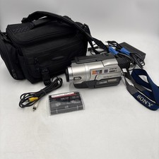 Sony Handycam CCD-TRV108 Video Hi8 Camcorder Nightshot Camera Bundle Tested