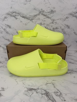 Nike Calm Mule Volt Green Mules Shoes Slides Athletic FD5130 Men s Size 12