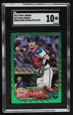2023 Topps Chrome Green Wave Refractor 41/99 Sean Murphy #178 rf2