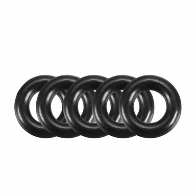 200Pcs Black O-Ring 5mm x 1.2mm Nitrile Rubber Oil Seal Washers Grommets KD #A6-