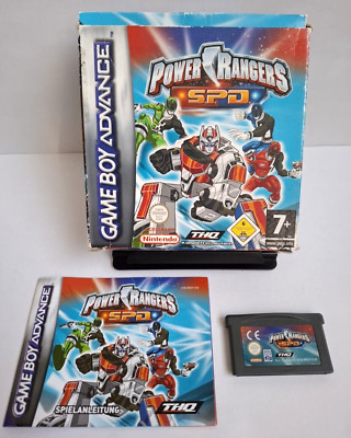 Power Rangers Space Patrol Delta SPD Anleitung OVP (Nintendo gba, 2006)