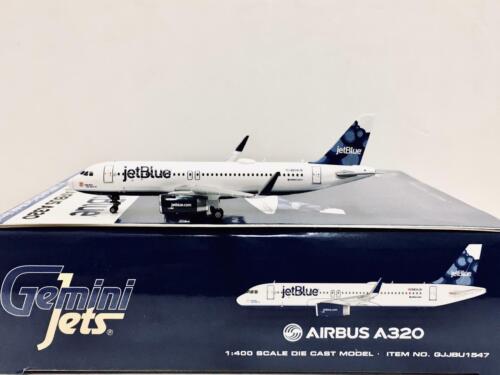 Gemin Jets 1:400 JetBlue AIRBUS A320 N834JB GJJBU1547 - 第 1/1 張圖片