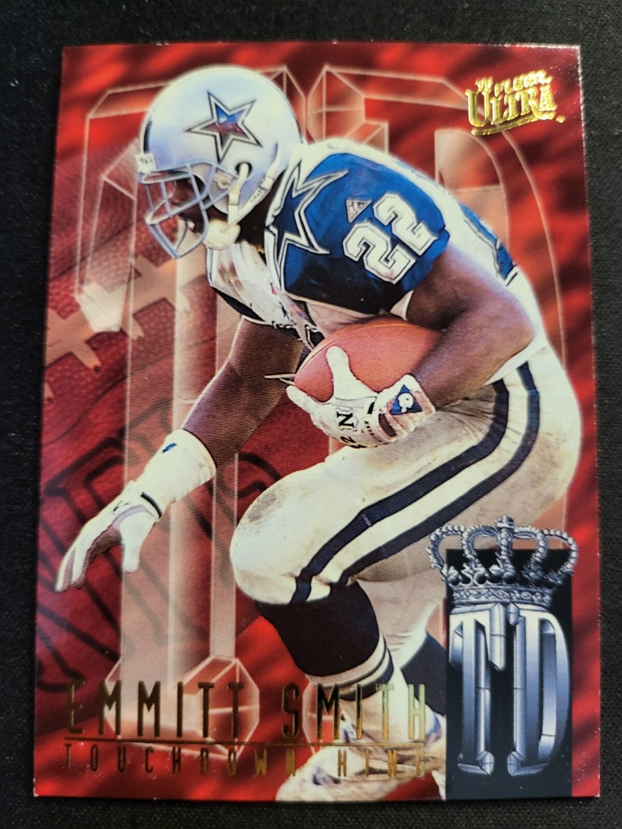 1995 Fleer Ultra Emmitt Smith TD KINGS football card #8 OF 10