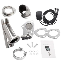 2.5" Remote Electric Exhaust Catback Downpipe Y-Pipe Valve System