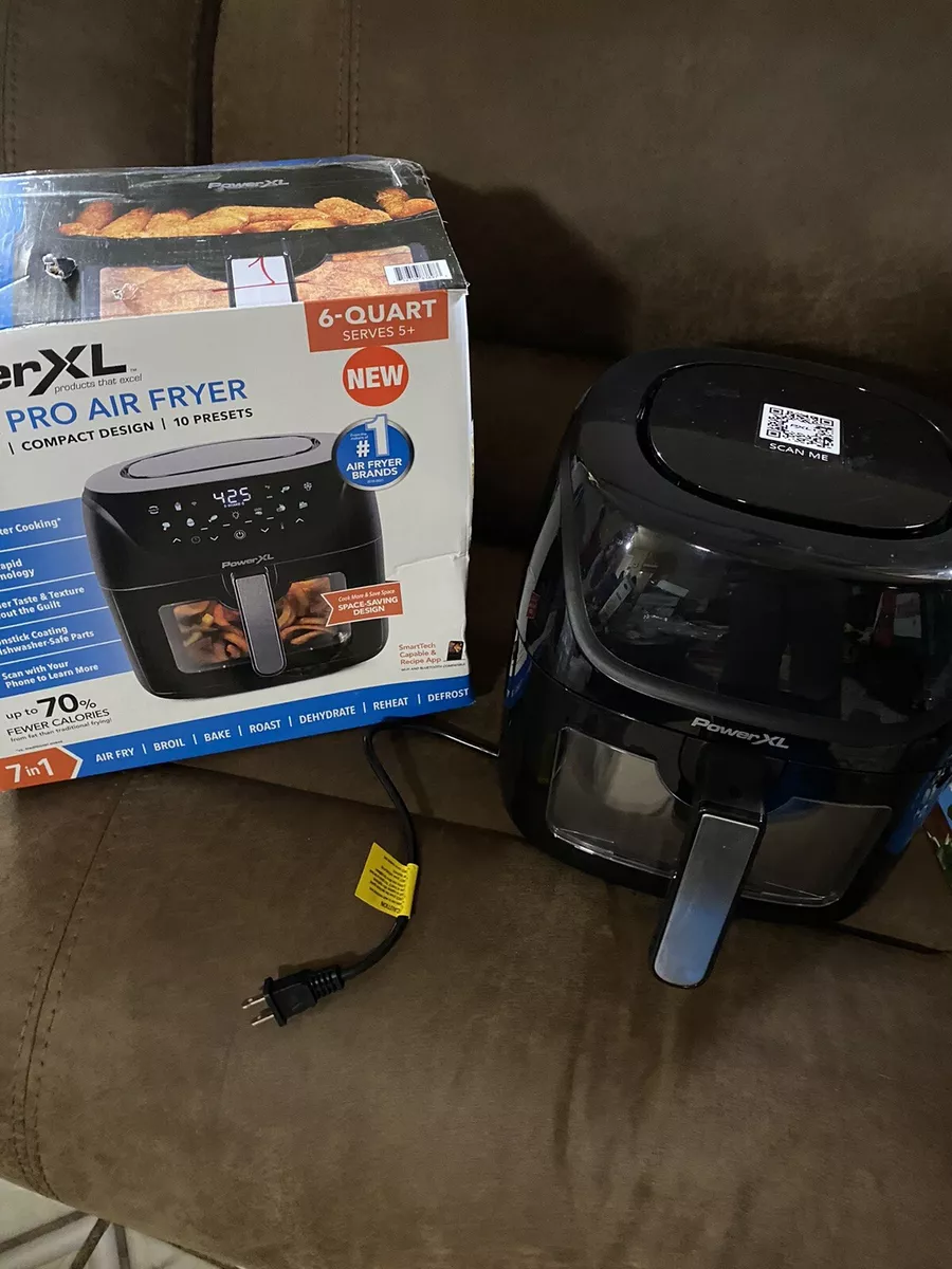 Power XL Vortex Pro 6-Quart 7-in-1 Air Fryer with Clear window in basket