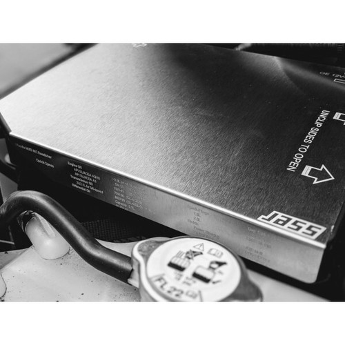 JASS battery s/s engraved cover Mazda MX-5 mk3 NC stainless steel MX5 2005-14 - Picture 2 of 2