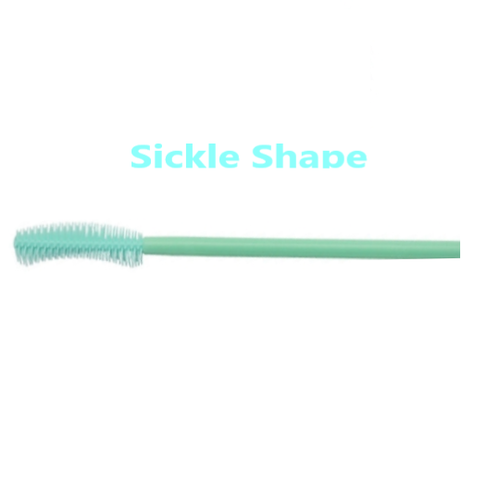Mascara Makeup Wands Applicator Disposable Silicone Eyelash Brush 4 Shapes - Picture 22 of 22