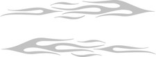 Vinyl Flames Decals Long # 9 Car Truck Golf Cart Boat Trailer Truck USA Made