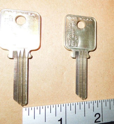 Medeco blank uncut square headed keys, qty. 2 for 1 price - 第 11/18 張圖片