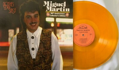 Miguel Martin - Noches De Salsa - 2021 Reedition Translucent Orange Vinyl Record