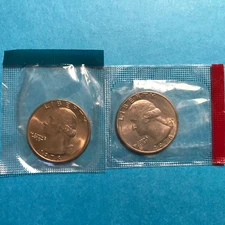 1978 P&D Washington Quarters US Mint Cello Unc  FREE SHIP    **SEE PICS