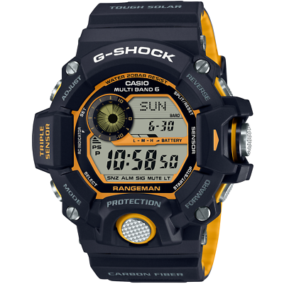 CASIO G-SHOCK RANGEMAN GW-9400YJ-1JF Emergency Color Radio Solar