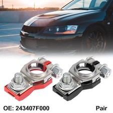 1 Paio Connettore Terminale Batteria con Dado M8 per Nissan Altima Maxima Sentra