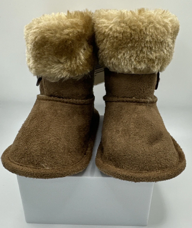 Koala Baby KoalaBaby New Little Girls Infant Fall Winter Boots Size 3 0-24 Month - Image 2 of 4