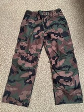 The North Face Camo Snowboard Pants Jacket Size M