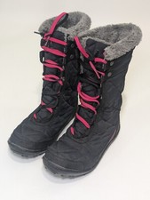 Columbia Girl's 200 Gram Omni-Heat Quilted Snow Boots, 4