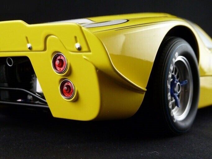 Ford GT40 w/Wire Wheel Rims/V8 Engine/Custom Metal Body 1:12 LARGE SCALE MODEL
