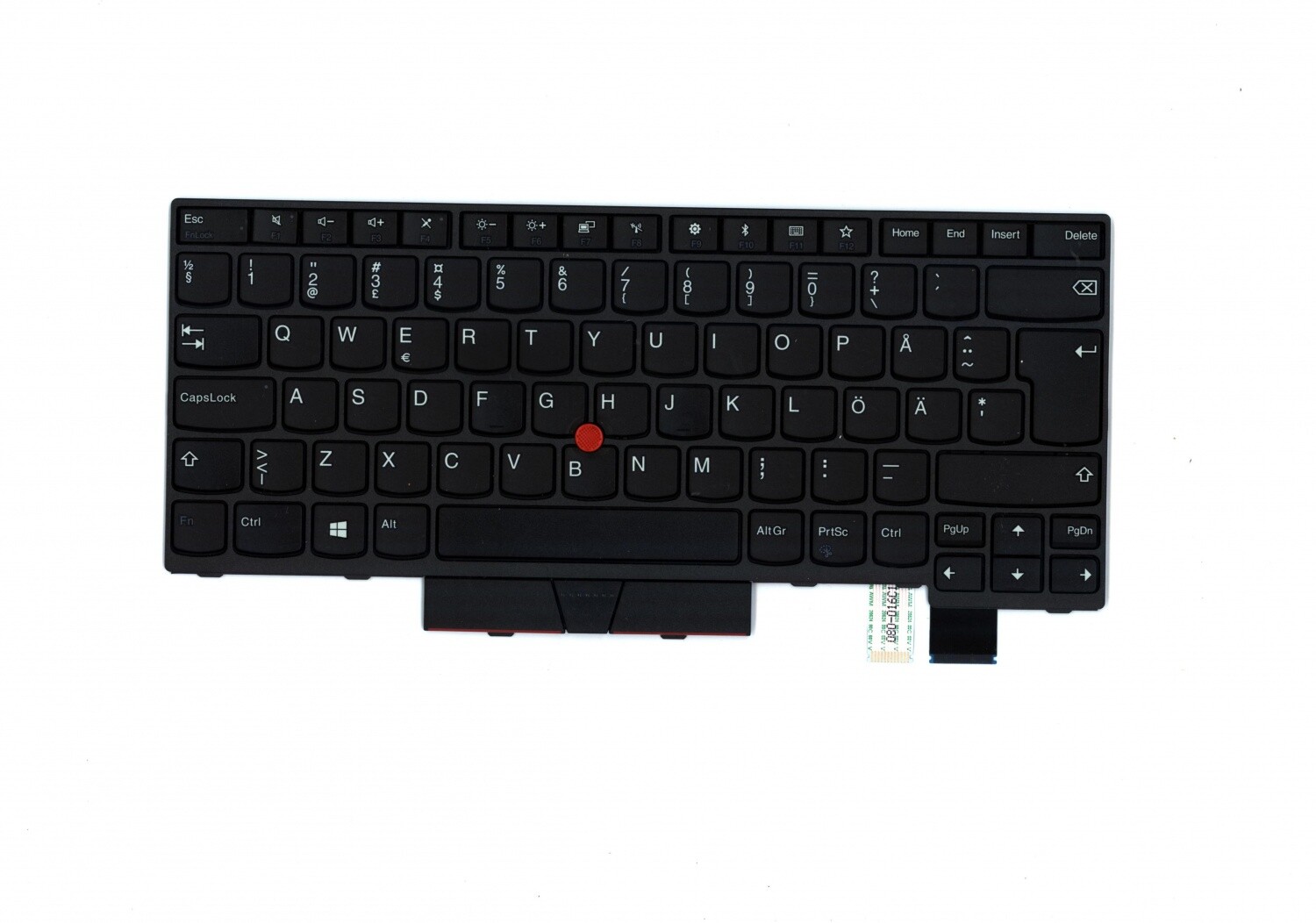 Original 01AX390 Lenovo Thinkpad Keyboard Swedish Non Backlight T470 T480