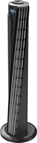 Vornado 37" Whole Room Tower Fan Air Circulator with 3 Speeds Timer Black