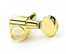 6 x Gold Wilkinson EZ-LOK Vintage Mini Oval Tuners