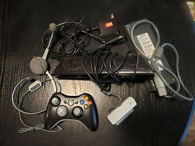 Microsoft Xbox 360 Fat Console Kinect Games Bundle HDMI TESTED - CLEAN