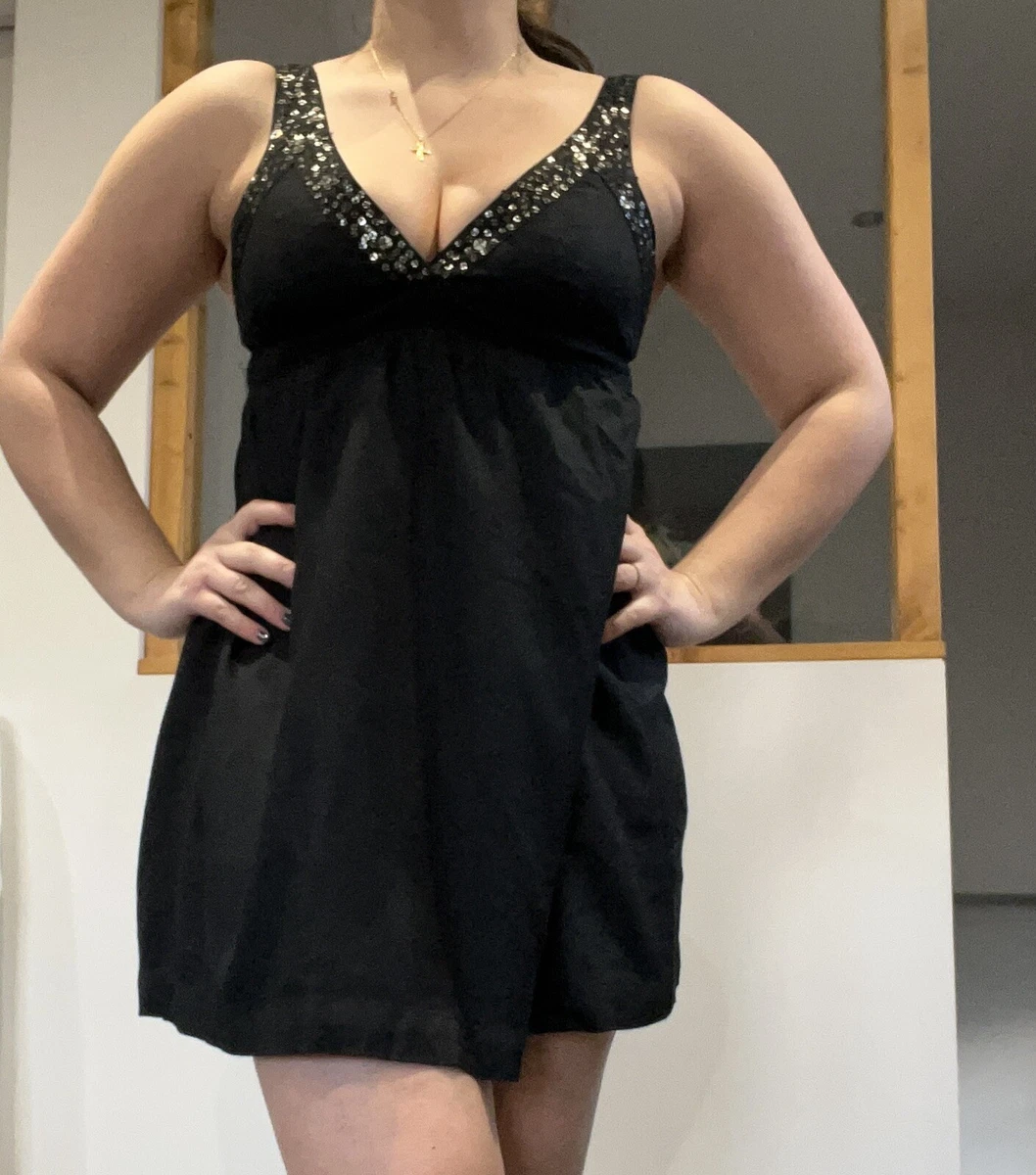 Robe noire dos nu zara sale