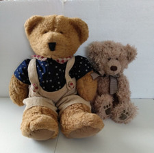 Vintage Russ Berrie Franklin And Thornbury Teddy Bears