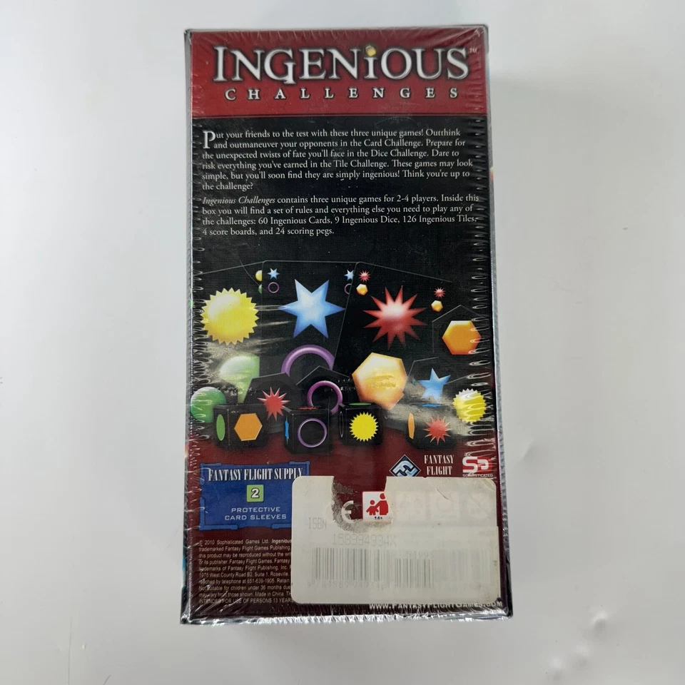 Fantasy Flight Games Ingenious Challenges 3 Clever Games For 2-4 Brains (2010) - Image 2 of 3