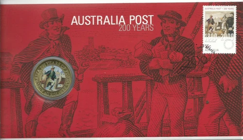 2009 PNC Australia Post 200 Years Coin & FDC As Issued Value Here
