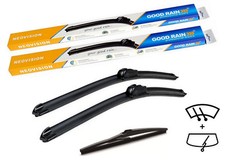 NEU 3 x Scheibenwischer Chevrolet Spark [M300] 2009- 550/330/300mm Heckwischer