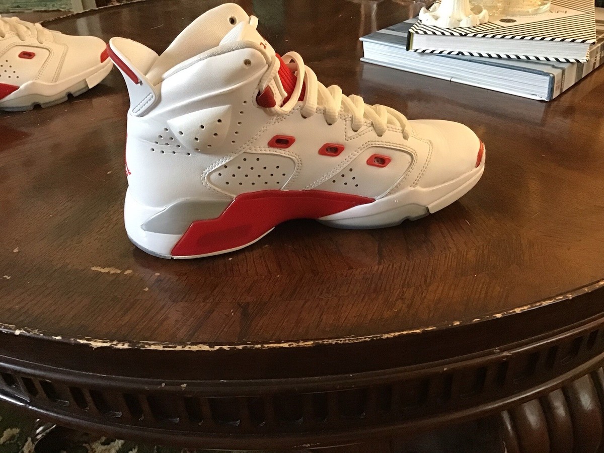 Size 6 - Jordan 6-17-23 White Fire Red | eBay