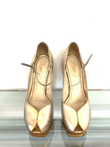 ysl mary jane platform pump