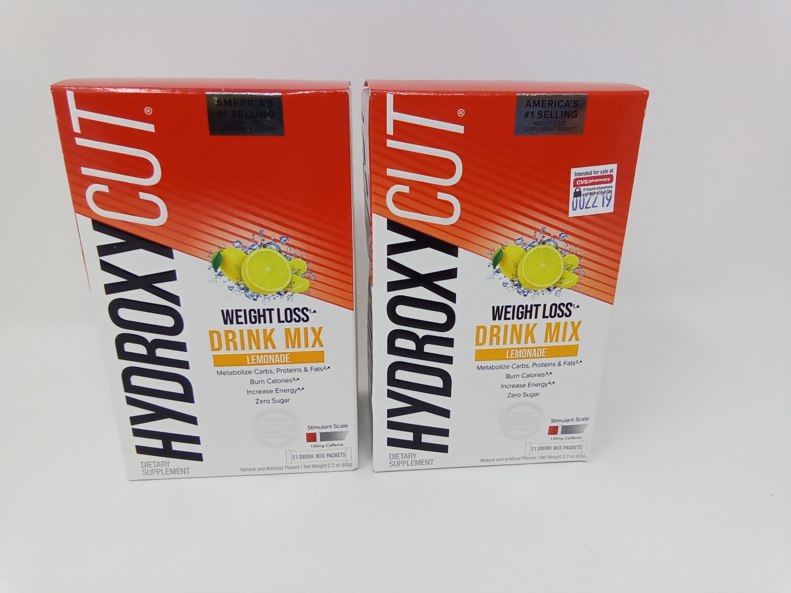 Hydroxycut weight loss drink mix lemonade 21Ct x 2 EXP 2/25 eBay