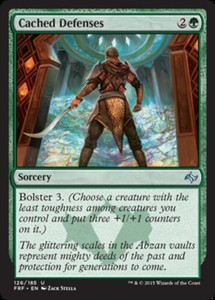 Cached Defenses x4 - Fate Reforged - NM-Mint, English - Fate Reforged