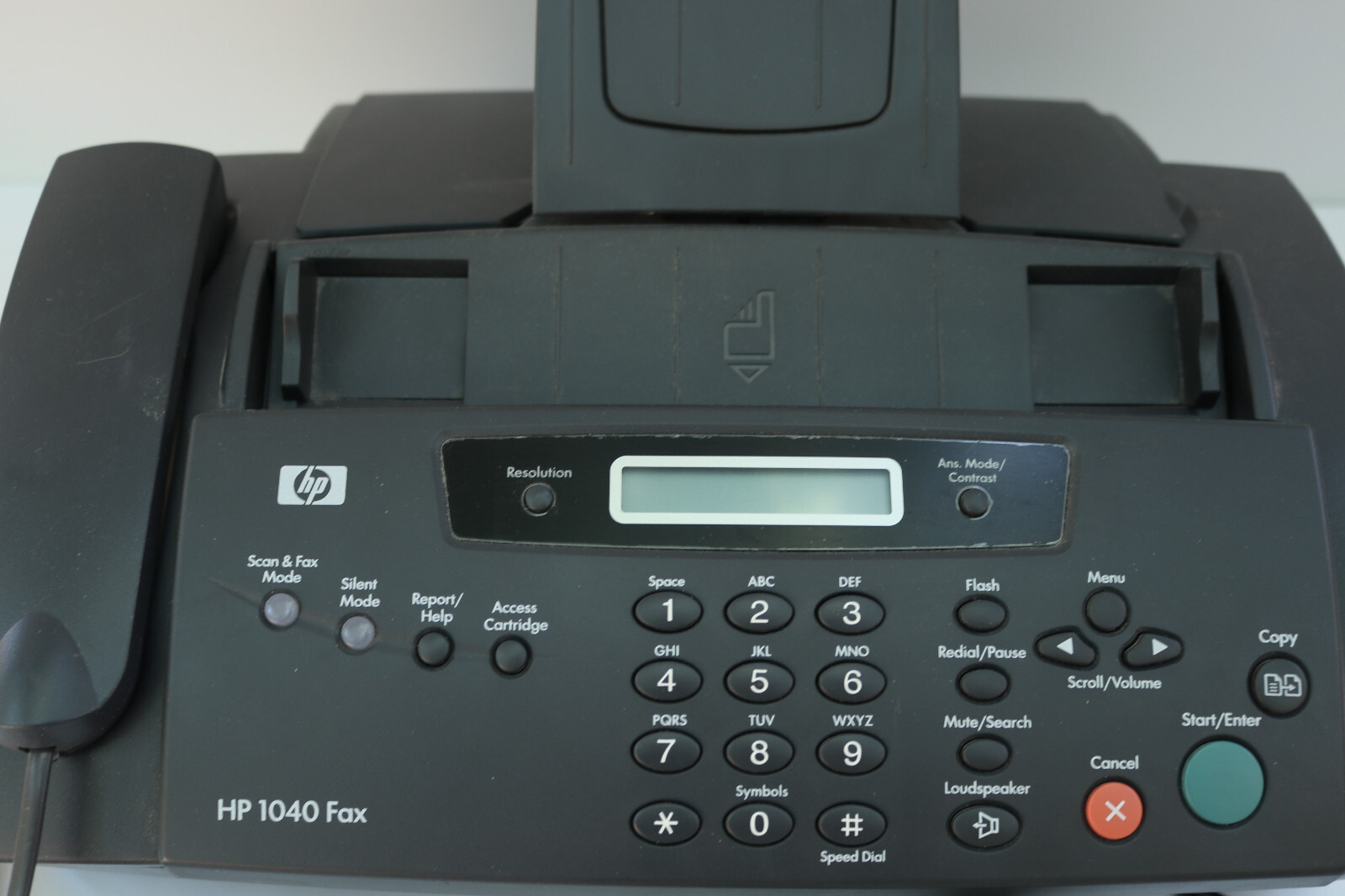 HP 1040 Inkjet Fax Machine Telephone Scan Print Fax Good working