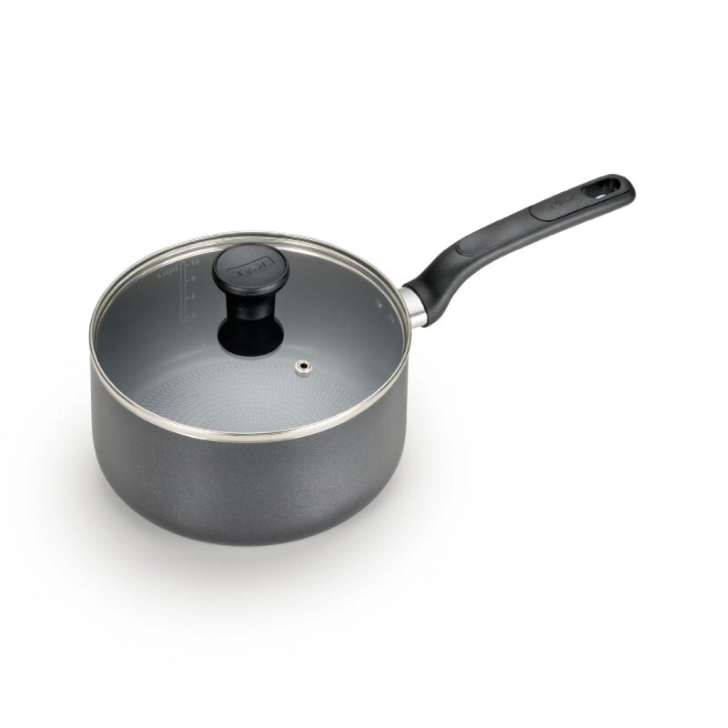 New T-fal Easy Care Nonstick Cookware, Saucepan, 2 Quart, Gr