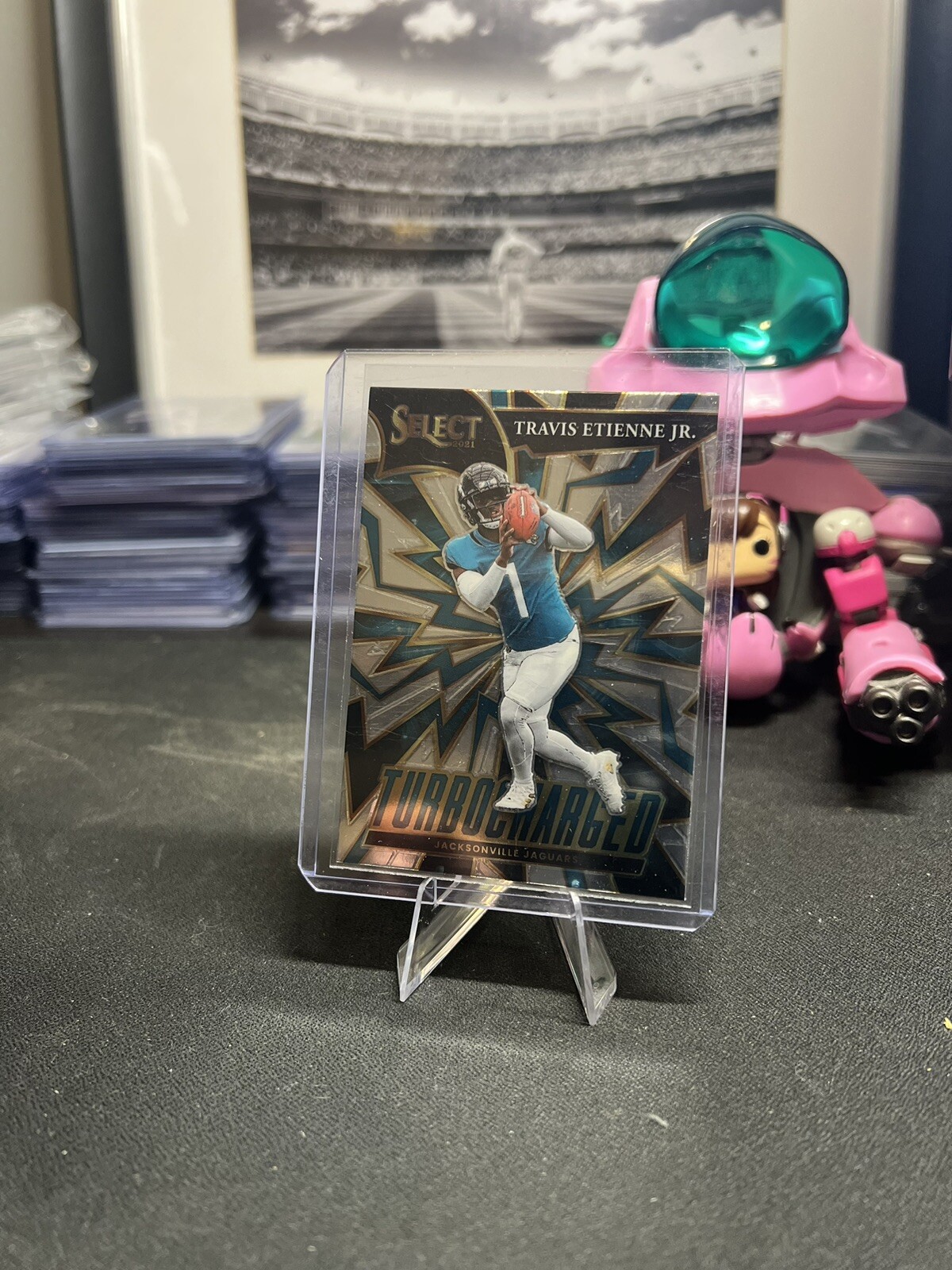 2021 Panini Select Football Travis Etienne Jr. #TUR-7 RC Rookie Turbocharged