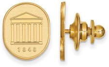 14K Yellow Gold University of Mississippi Crest Lapel Pin by LogoArt