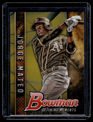 Jorge Mateo #BDM-JM 2017 Bowman Draft Defining Moments card