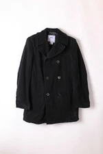 US Navy Vintage Pea Coat Navy Blue XL