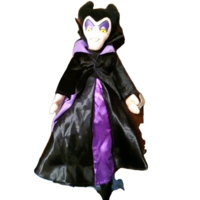 Disney Store Exclusive - Sleeping Beauty Maleficent Doll Plush 18'' Villain VTG