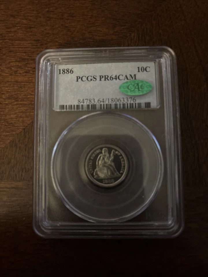 1886 PR64CAM 10C CAC - Buck’N Rips Foto 2 de 4