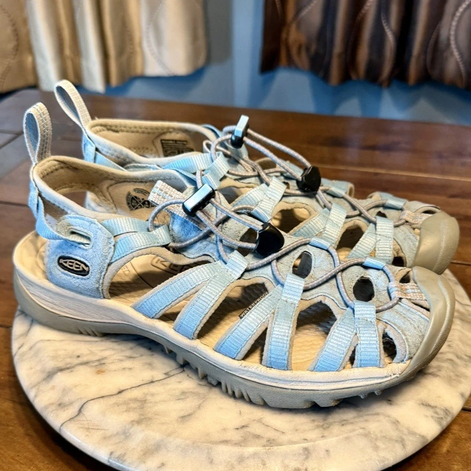 NIKE Sandali donna Keen Whisper blu grigio escursionismo outdoor acqua taglia 8 5 EU 39 UK 6